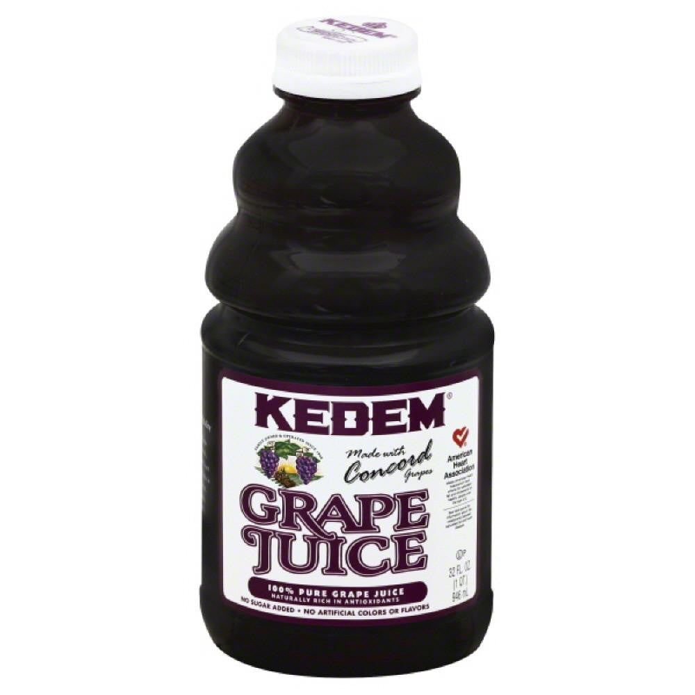 Kedem Grape Pure 100% Juice, 32 Fo (Pack of 12)