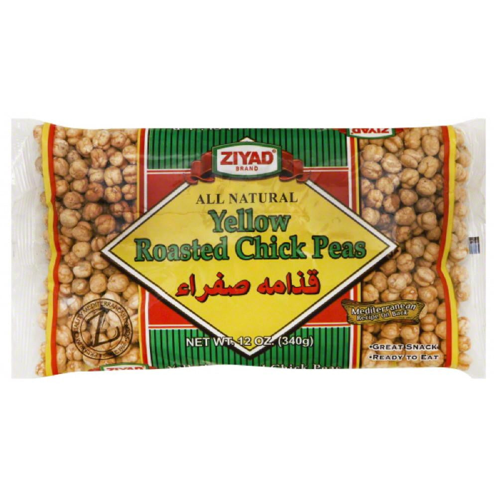 Ziyad Chick Peas Yellow Roasted, 12 Oz (Pack of 6)