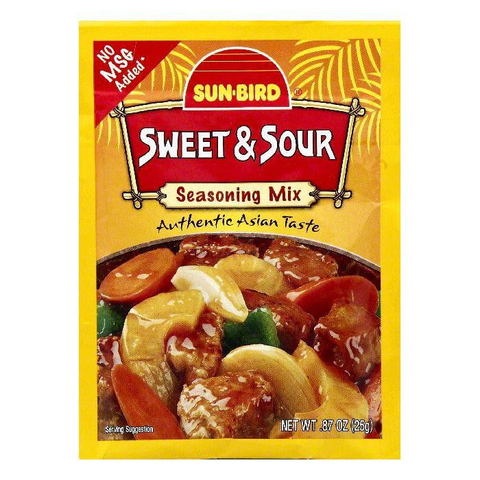 Sun Bird Sweet & Sour Seasoning Mix, 0.87 OZ (Pack of 24)