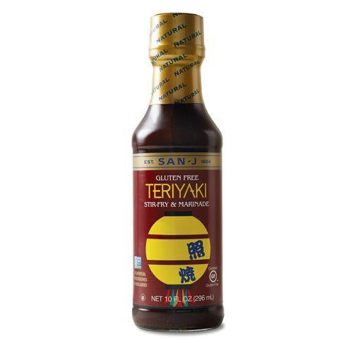 San J Sauce Teriyaki, 10 OZ (Pack of 6)