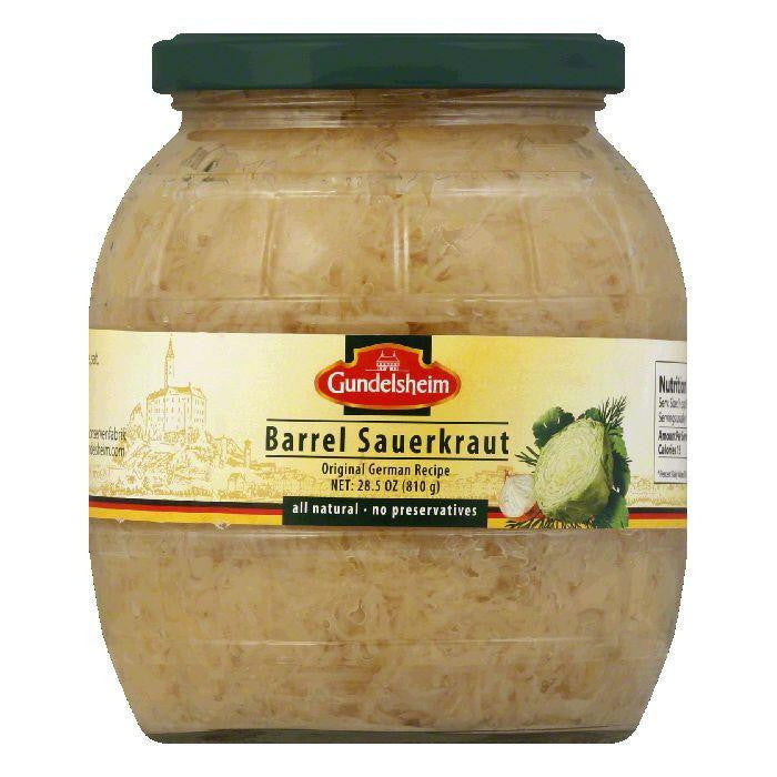 Gundelsheim Barrel Sauerkraut, 28.5 OZ (Pack of 6)