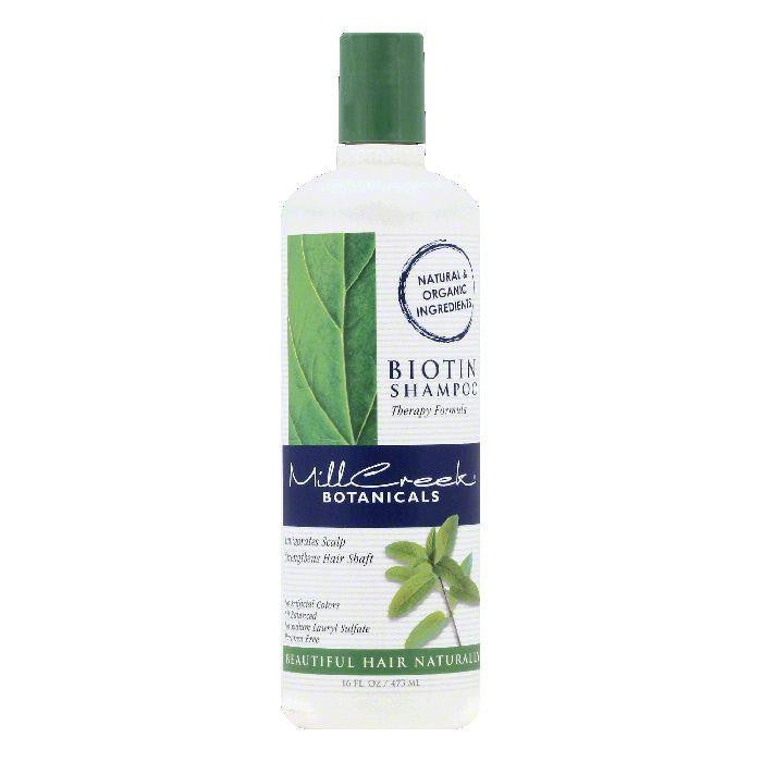 Mill Creek Botanicals Therapy Formula Biotin Shampoo, 16 OZ (Pack of 3)