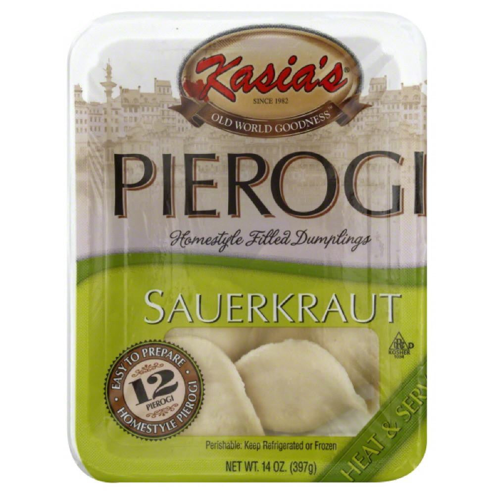 Kasias Sauerkraut Pierogies, 14 Oz (Pack of 6)