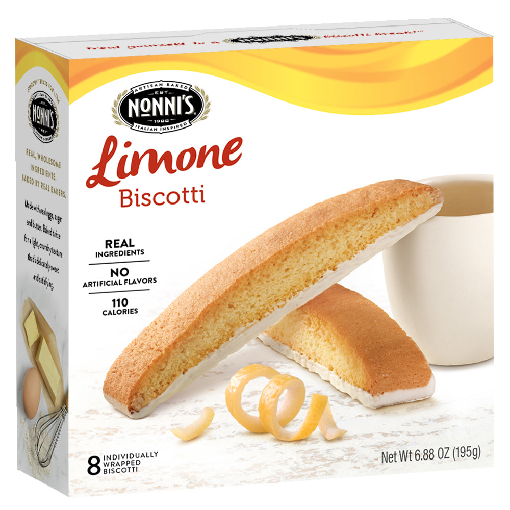 Nonni's Limone Biscotti 6.88 oz (Pack of 6)