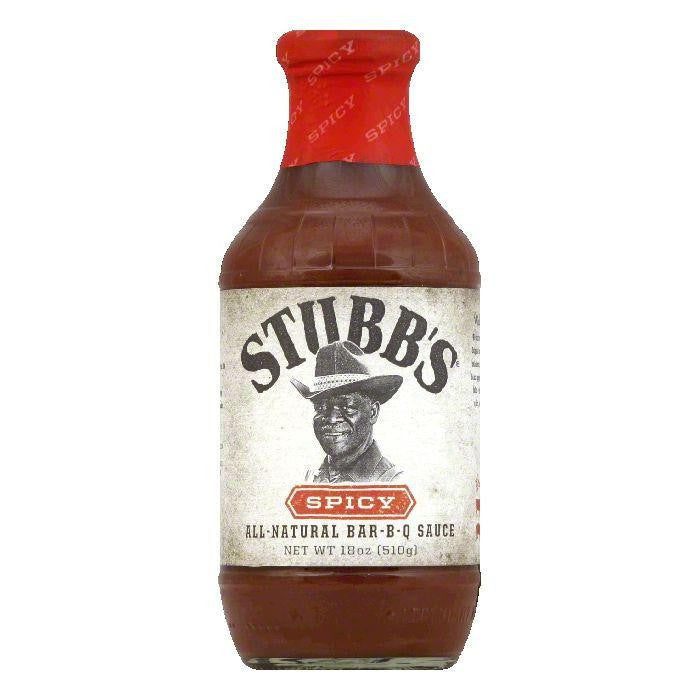 Stubb's BBQ Sauce Spicey, 18 OZ (Pack of 6)