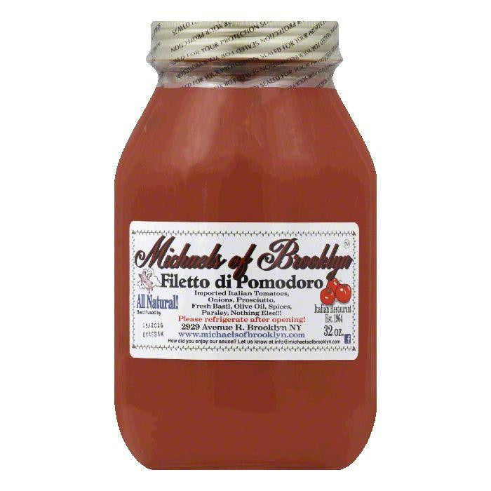 Michaels of Brooklyn Sauce Filetto De Pomodoro, 32 OZ (Pack of 6)