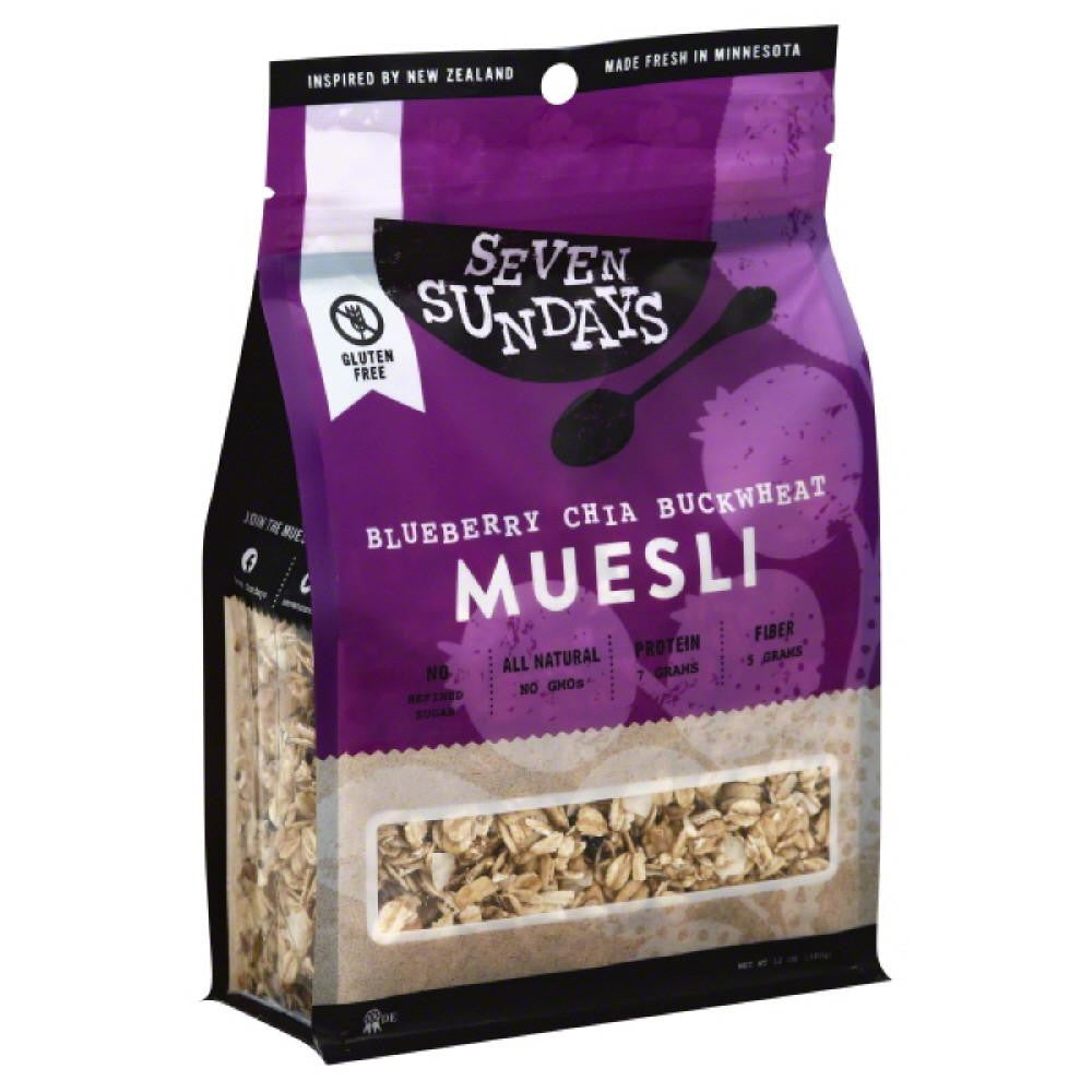 Seven Sundays Blueberry Chia Buckwheat Muesli, 12 Oz (Pack of 6)