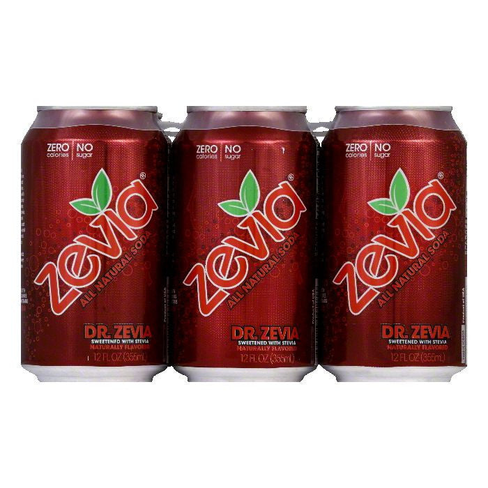 Zevia Natural Zero Calorie Dr. Zevia, 72 FO (Pack of 4)